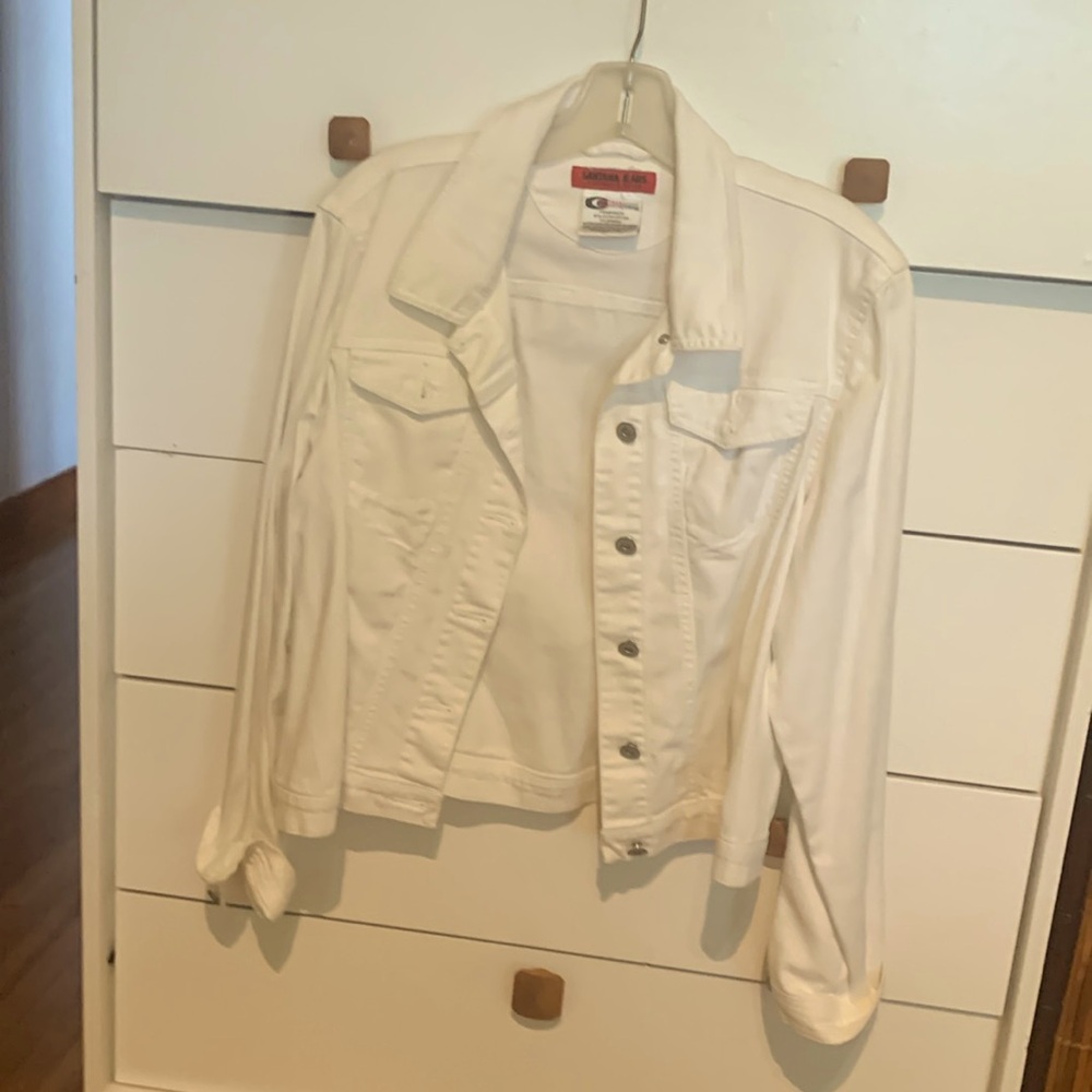 Basic white Jean jacket